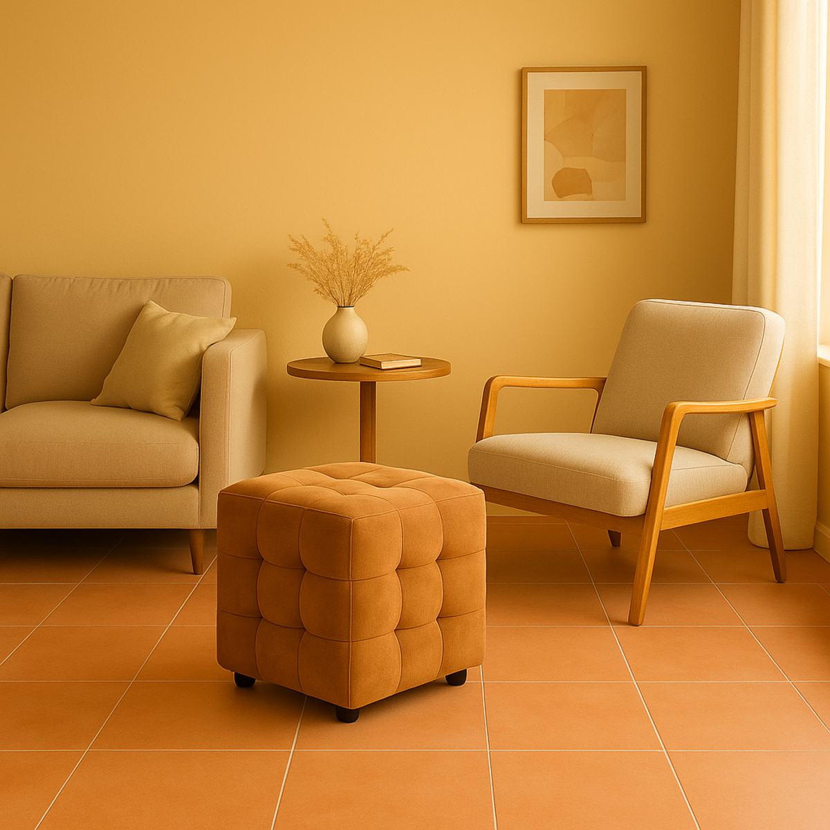 The Nova Cube Pouf