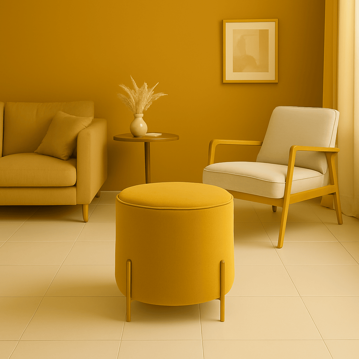 The Oslo Round Pouf