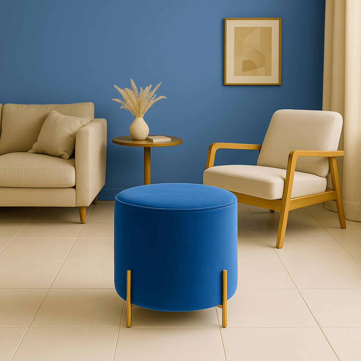 The Oslo Round Pouf