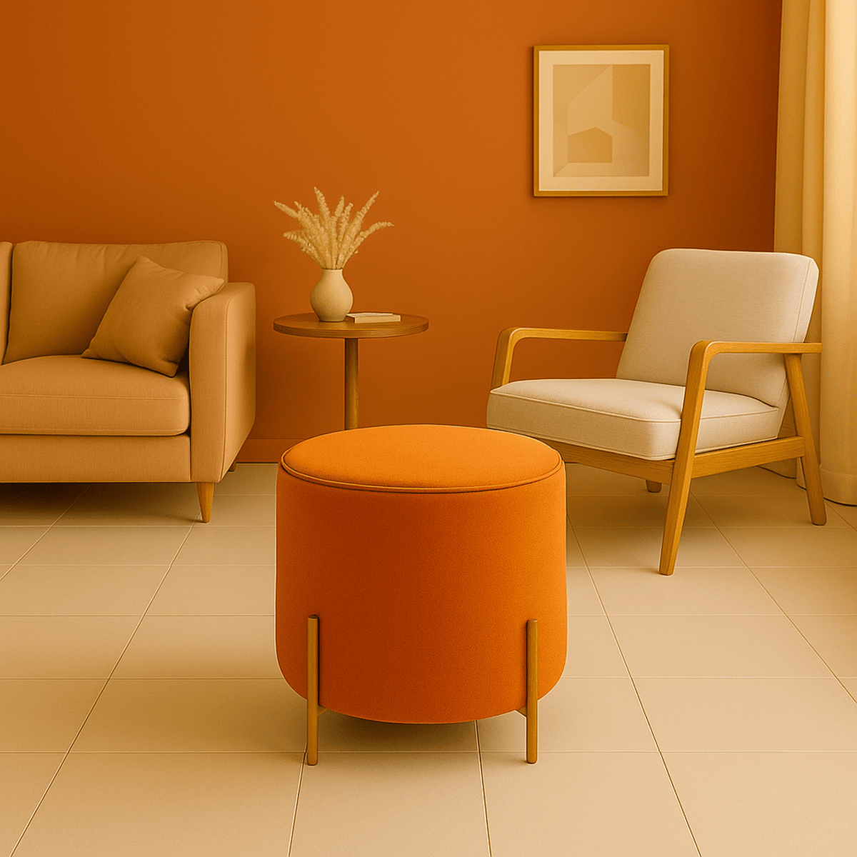 The Oslo Round Pouf