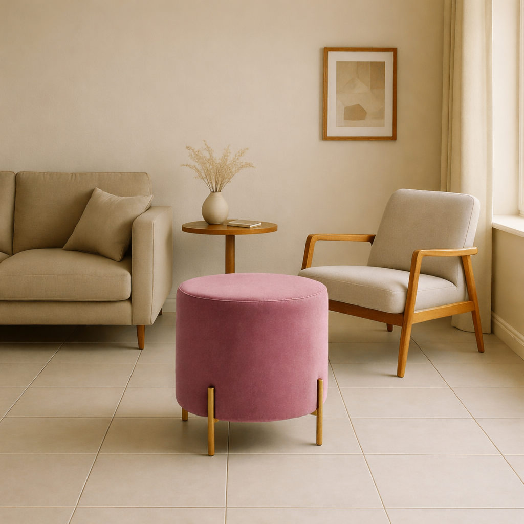 The Oslo Round Pouf