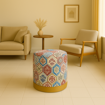 CloudPop Velvet Pouf