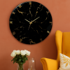 Black Marble Wall Clock