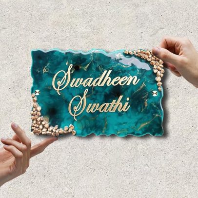 Resin Acrylic Name Plate