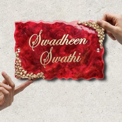 Resin Acrylic Name Plate