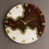 The Maroon Wall Clock