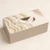 White Resin Tissue Box