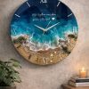 Ocean Wave Art Wall Clock